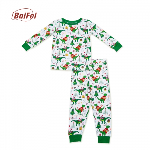 Wholesale Plus Size Winter Halloween Family Matching Family Nightwear Bamboo Pajamas Sets Christmas For Kids Baby