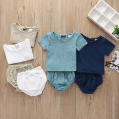 Muslin Baby Clothes Muslin Shirts Supplier Breathable For Summer