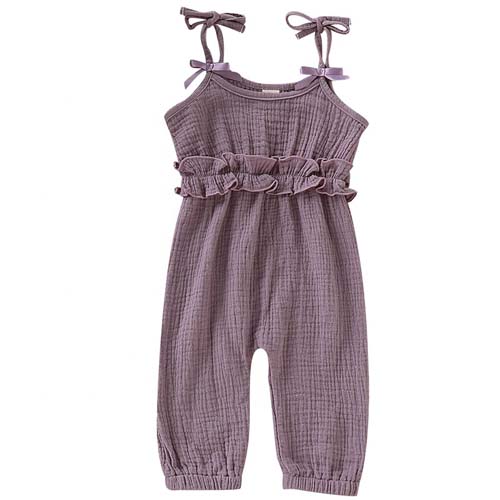 Muslin Jumpsuit Outfits Sleeveless Infant Playsuit Clothes