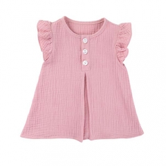 Infant Baby Girl Clothes Newborn Muslin Baby Girl Dresses