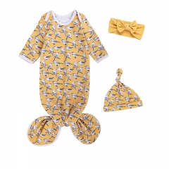 Knotted Baby Gowns Funny Baby Grows Newborn Gowns