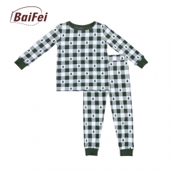 Adult Pyjamas Women Sleepwear Long Sleeve Family Clothes Set