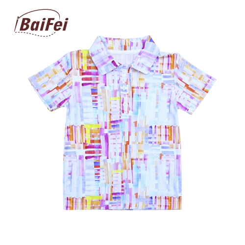 Custom Baby Clothes Bamboo Shirt Polo Shirts Baby T Shirt