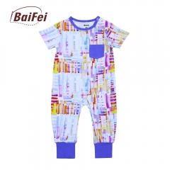 Newborn Baby Clothes Organic Cotton Short Sleeve Onesie