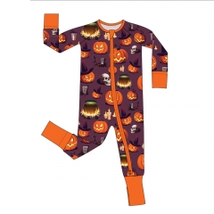 Custom bamboo halloween baby romper,baby clothes