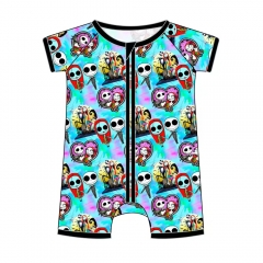 Halloween bamboo baby clothes,casual kids pajamas