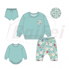 Kids Hoodies Sweatshirts new style easter sweatsuit