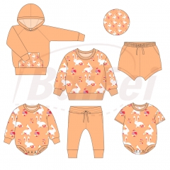 custom easter painting spring bamboo kids clothing set new style baby boy clothes